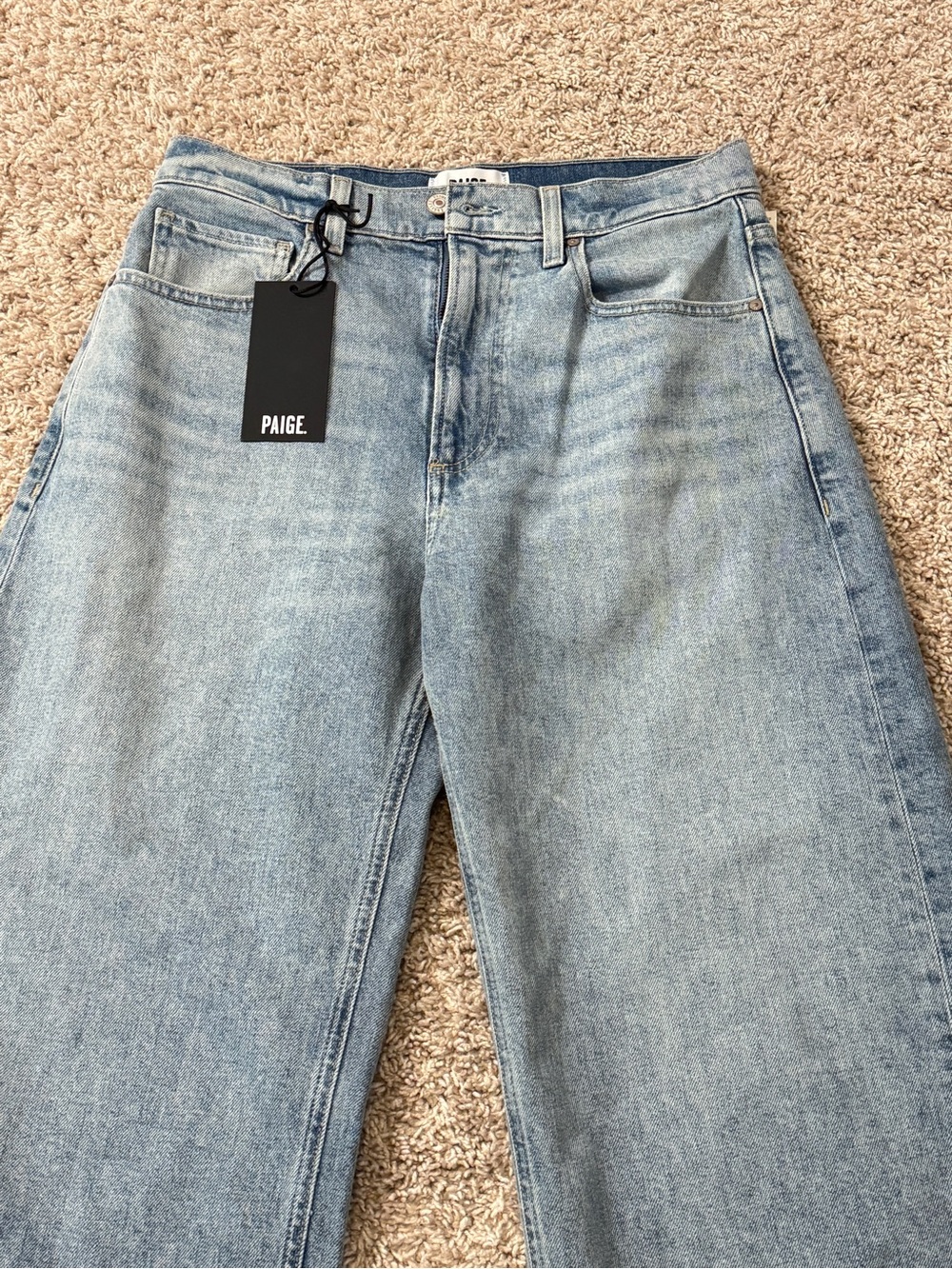 NWT Paige ARELLIA ANKLE High Rise Barrel  Leg  Women's Jeans Size 28 - Picture 7 of 16